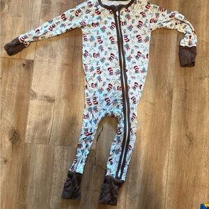 Owl Dreamies “Cat in the Hat” Bamboo Zippy – 12–18M